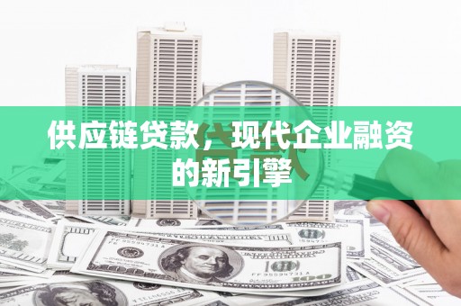 乌什供应链贷款，现代企业融资的新引擎