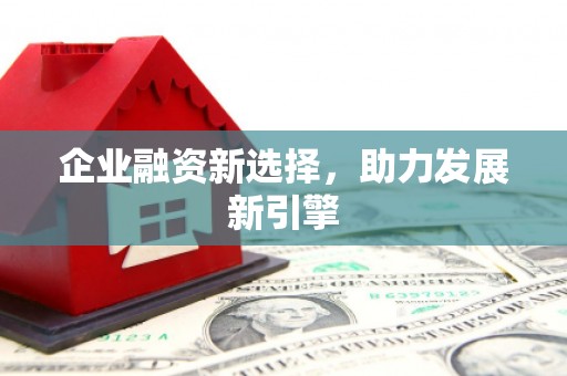 乌什企业融资新选择，助力发展新引擎