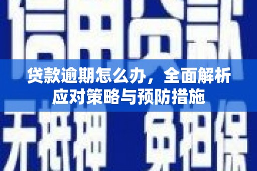 乌什贷款逾期怎么办，全面解析应对策略与预防措施