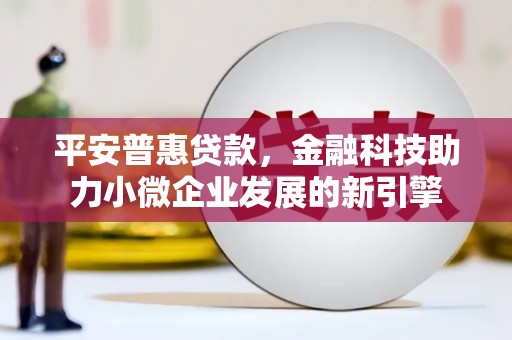 乌什平安普惠贷款，金融科技助力小微企业发展的新引擎