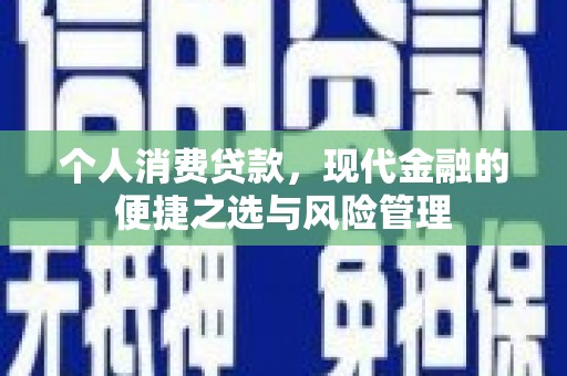 乌什个人消费贷款，现代金融的便捷之选与风险管理
