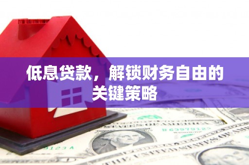 乌什低息贷款，解锁财务自由的关键策略