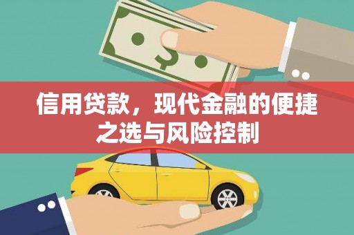 乌什信用贷款，现代金融的便捷之选与风险控制