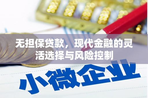 乌什无担保贷款，现代金融的灵活选择与风险控制