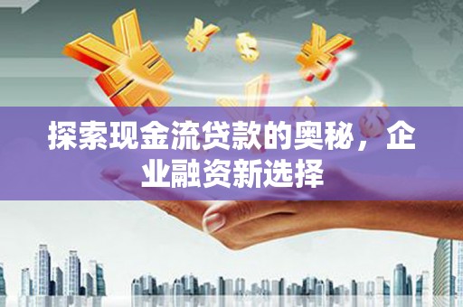 乌什探索现金流贷款的奥秘，企业融资新选择