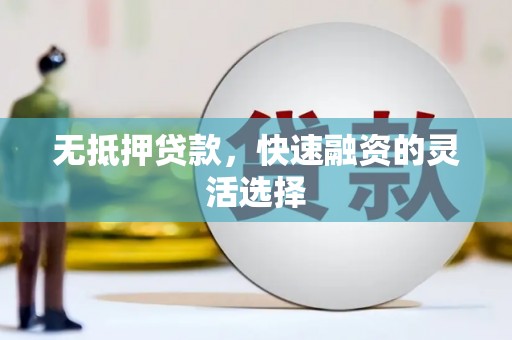 乌什无抵押贷款，快速融资的灵活选择