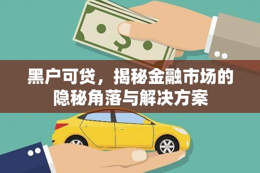 乌什黑户可贷，揭秘金融市场的隐秘角落与解决方案