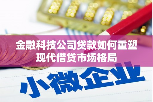 乌什金融科技公司贷款如何重塑现代借贷市场格局
