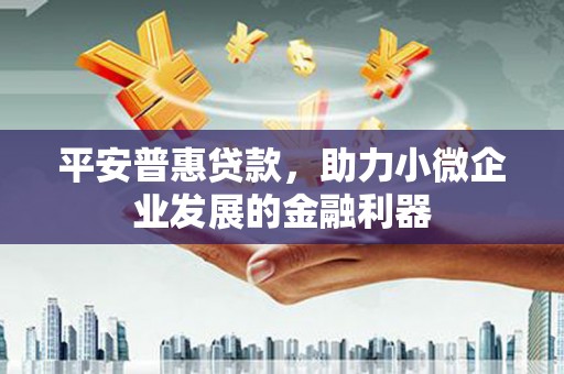 乌什平安普惠贷款，助力小微企业发展的金融利器