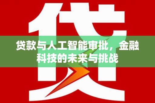 乌什贷款与人工智能审批，金融科技的未来与挑战