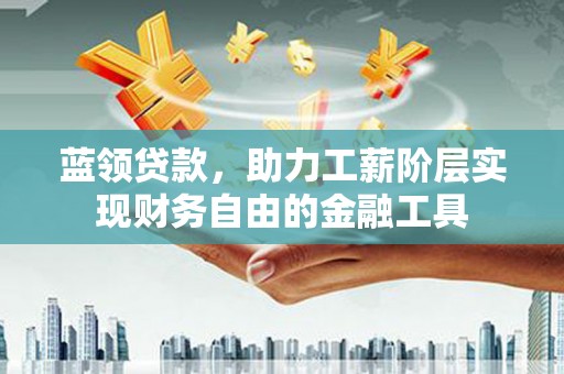 乌什蓝领贷款，助力工薪阶层实现财务自由的金融工具