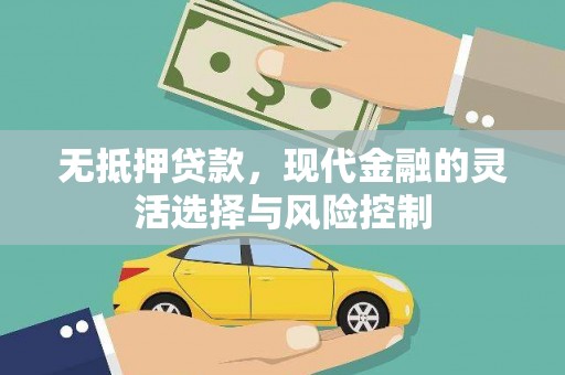 乌什无抵押贷款，现代金融的灵活选择与风险控制