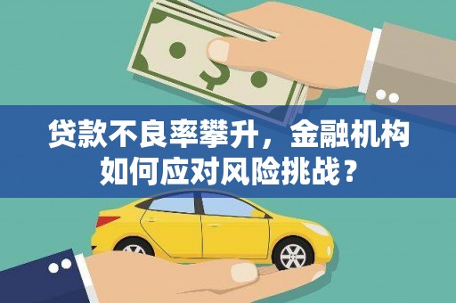 乌什贷款不良率攀升，金融机构如何应对风险挑战？