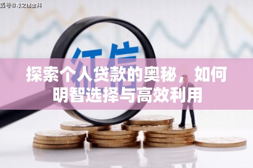 乌什探索个人贷款的奥秘，如何明智选择与高效利用