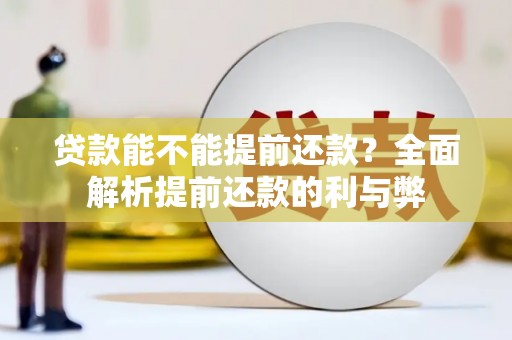 乌什贷款能不能提前还款？全面解析提前还款的利与弊