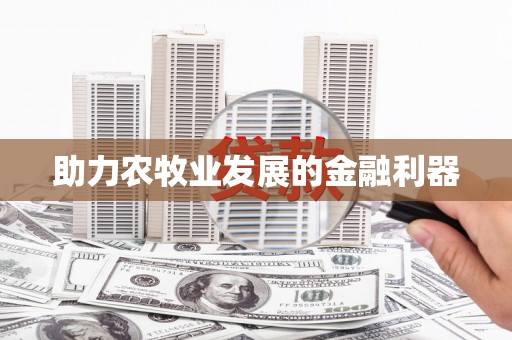 乌什助力农牧业发展的金融利器