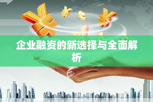 乌什企业融资的新选择与全面解析