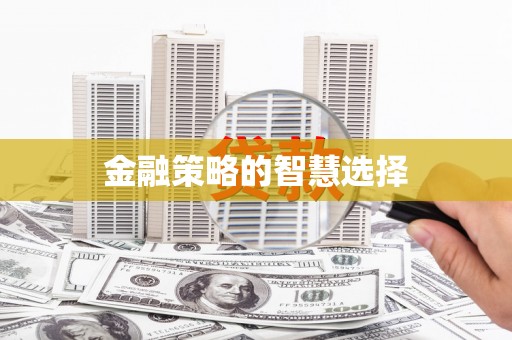 乌什金融策略的智慧选择