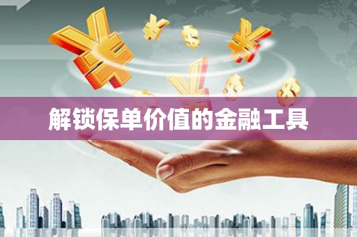 乌什解锁保单价值的金融工具